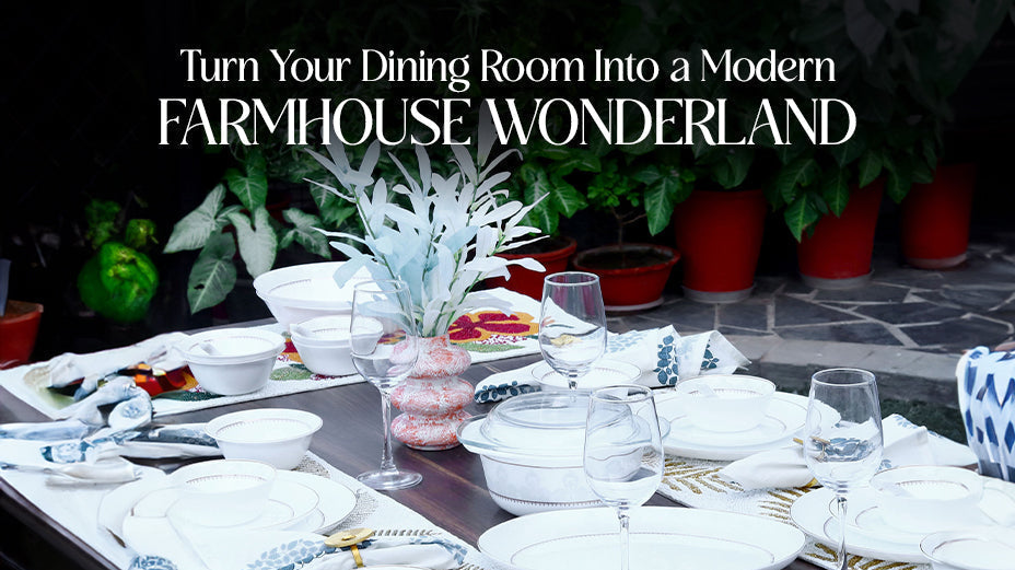 How to Style a Modern Farmhouse Dining Room