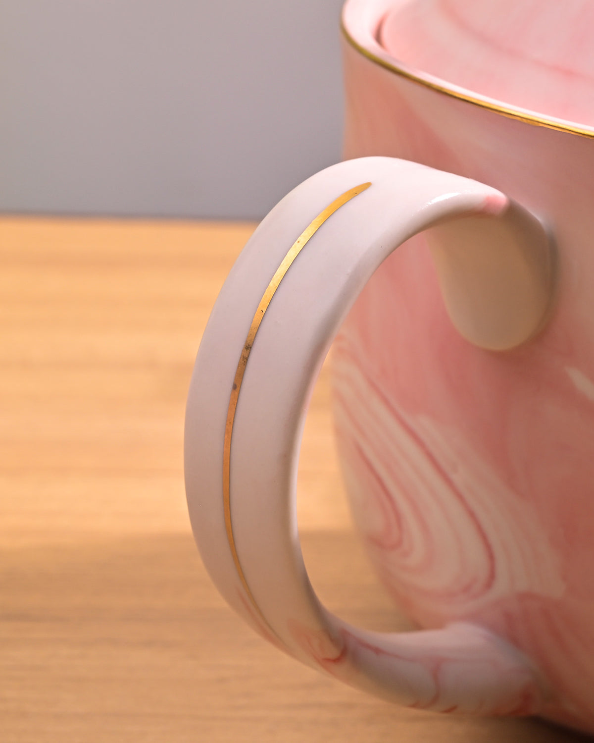 Faded Pink Ceramic Tea Kettle Premium View – Kairaus