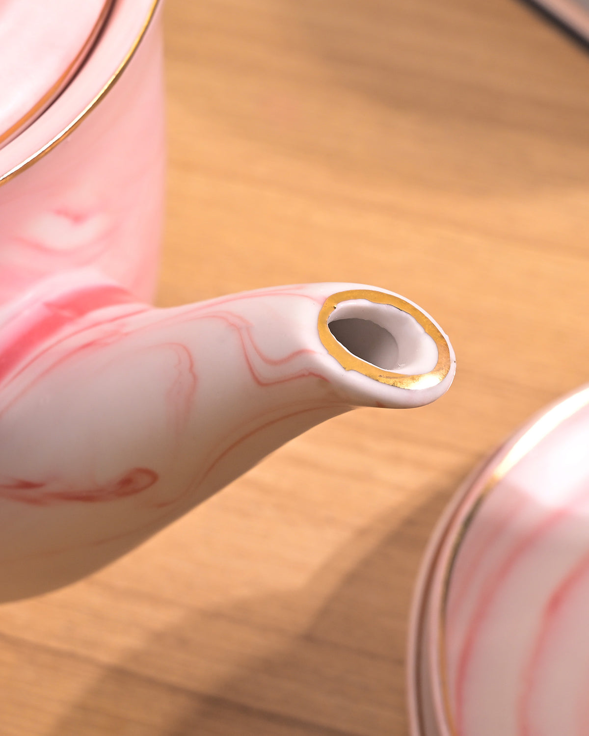 Faded Pink Tea Kettle Set Gift View – Kairaus