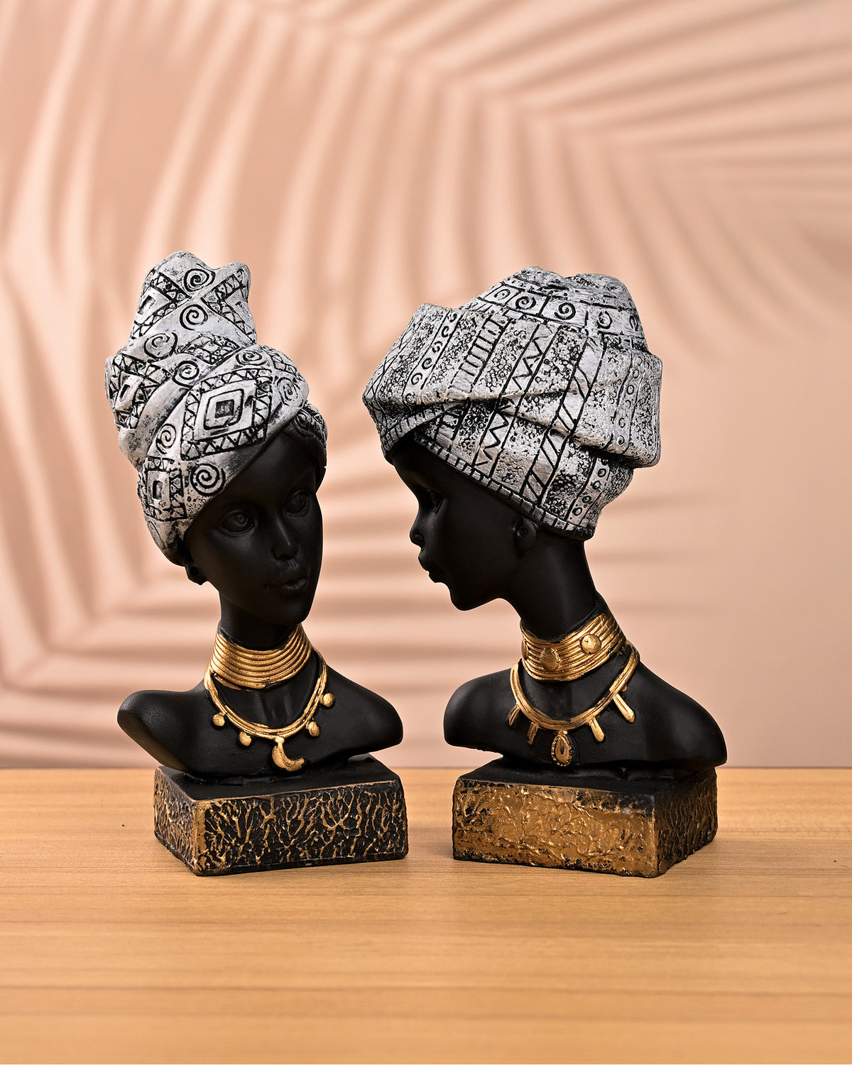 African Empress Sculpture Set decorative figurines for home decor