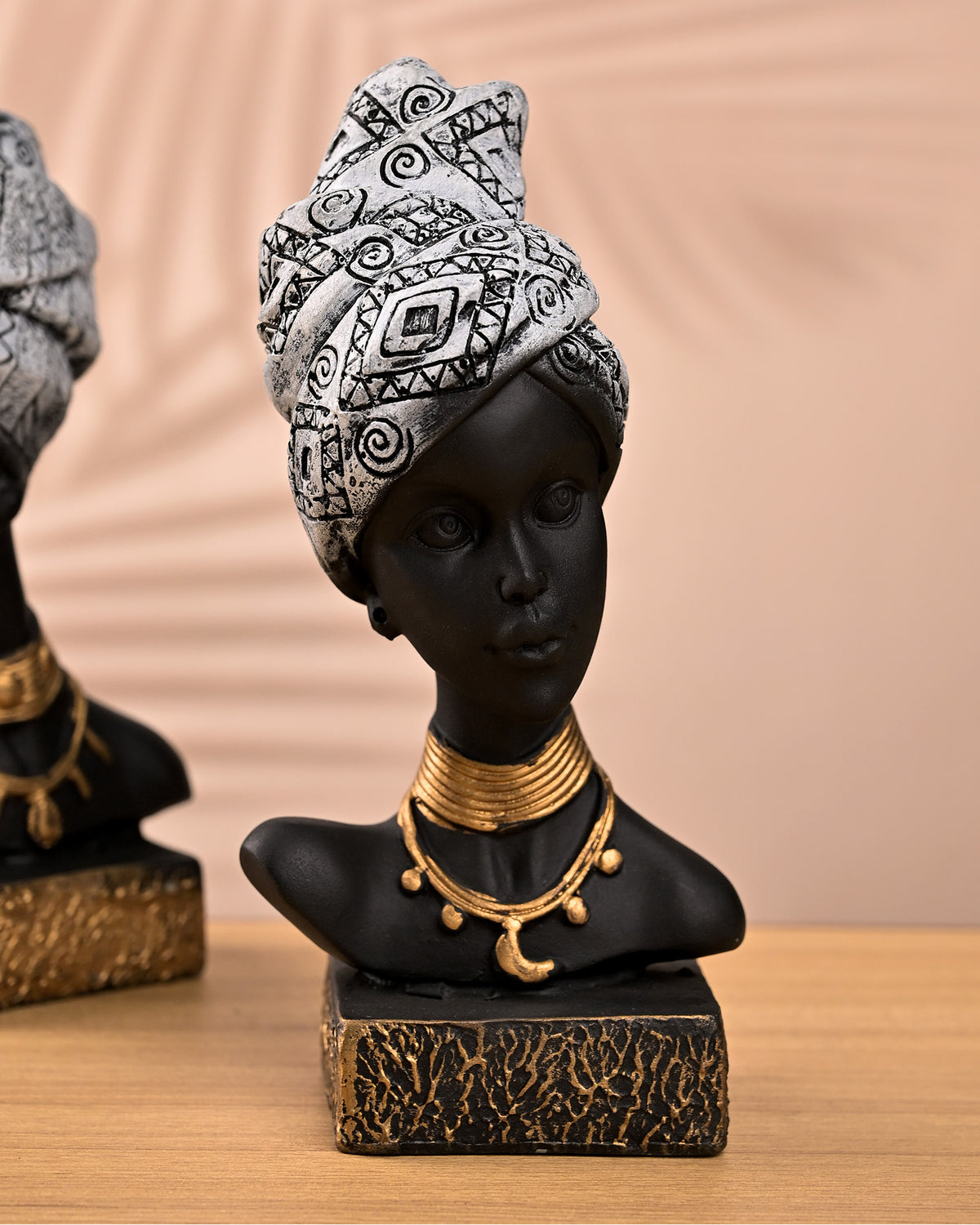 African-inspired empress sculptures for contemporary home interiors