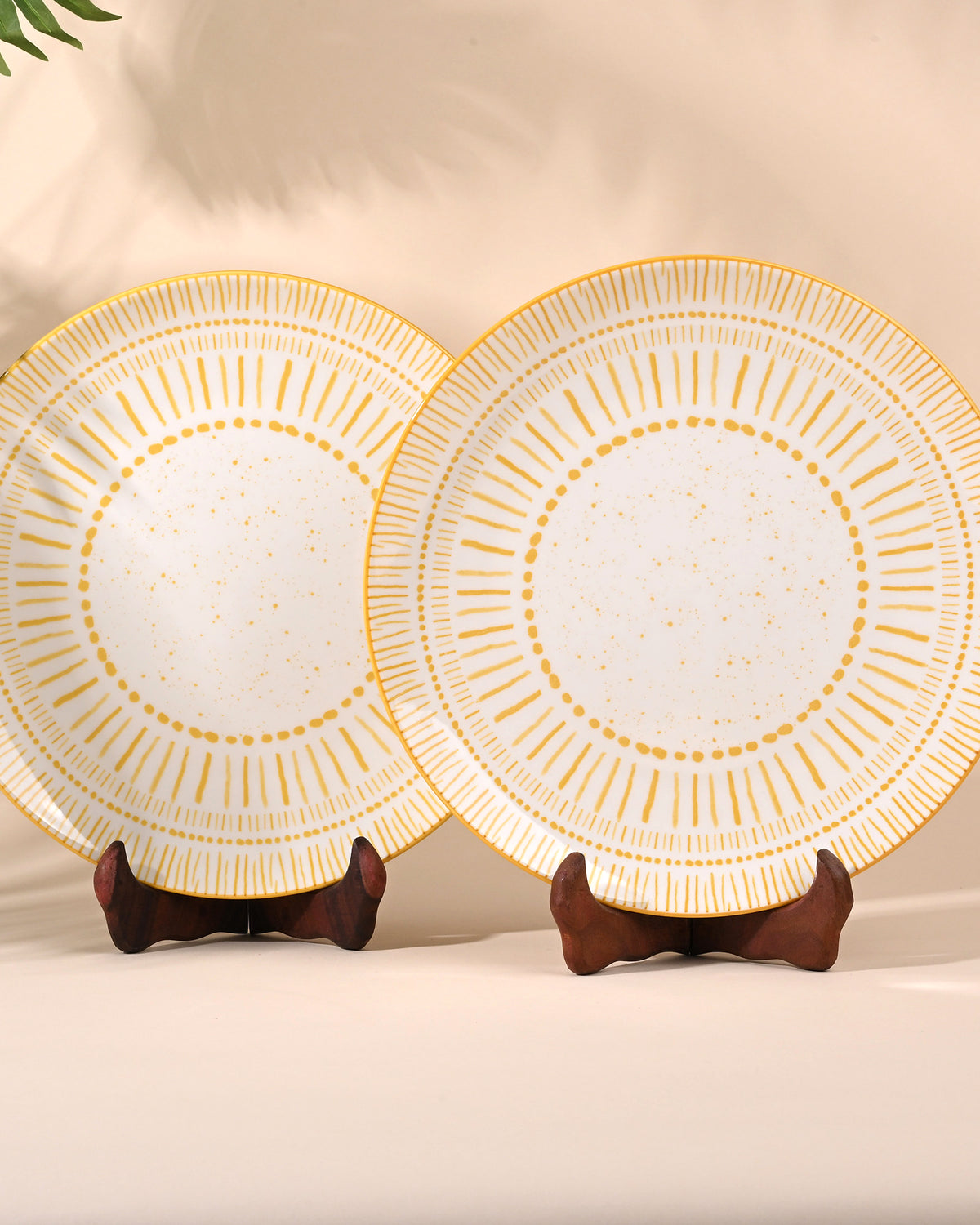 Amoret porcelain dinner plates set of 2