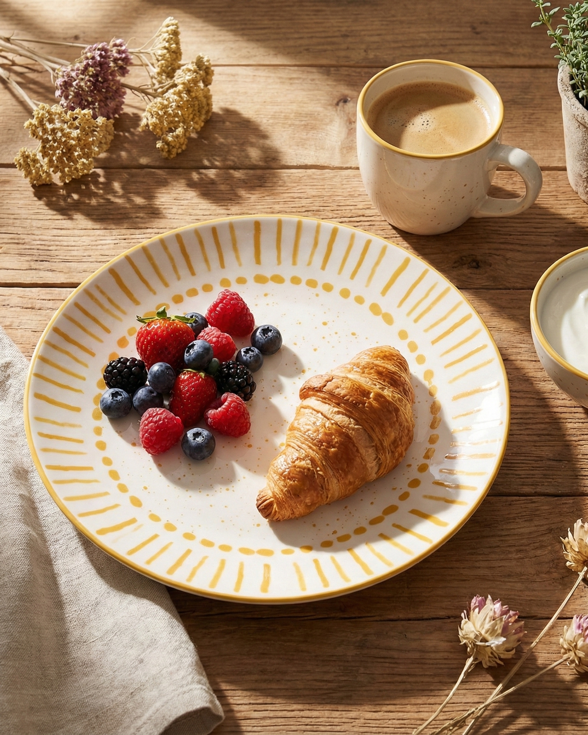 Amoret porcelain side plates set of 2