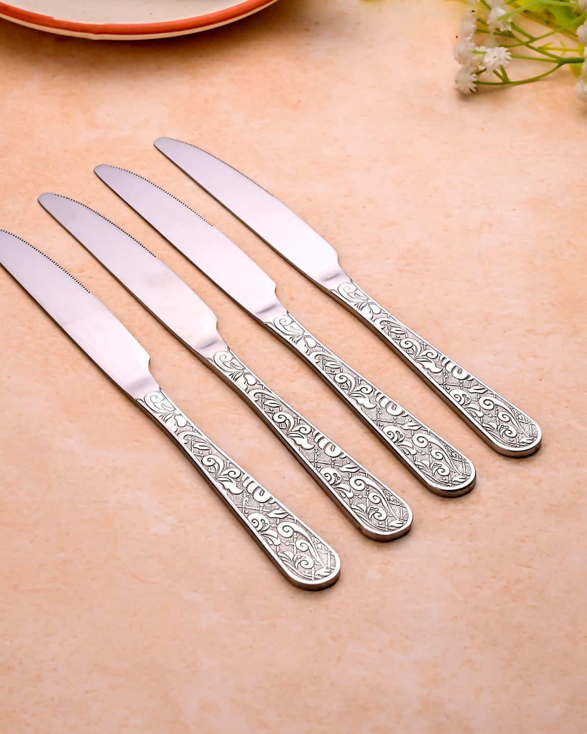 Artisan Edge Stainless Steel Knife Set of 4 – Premium Kitchen Cutlery