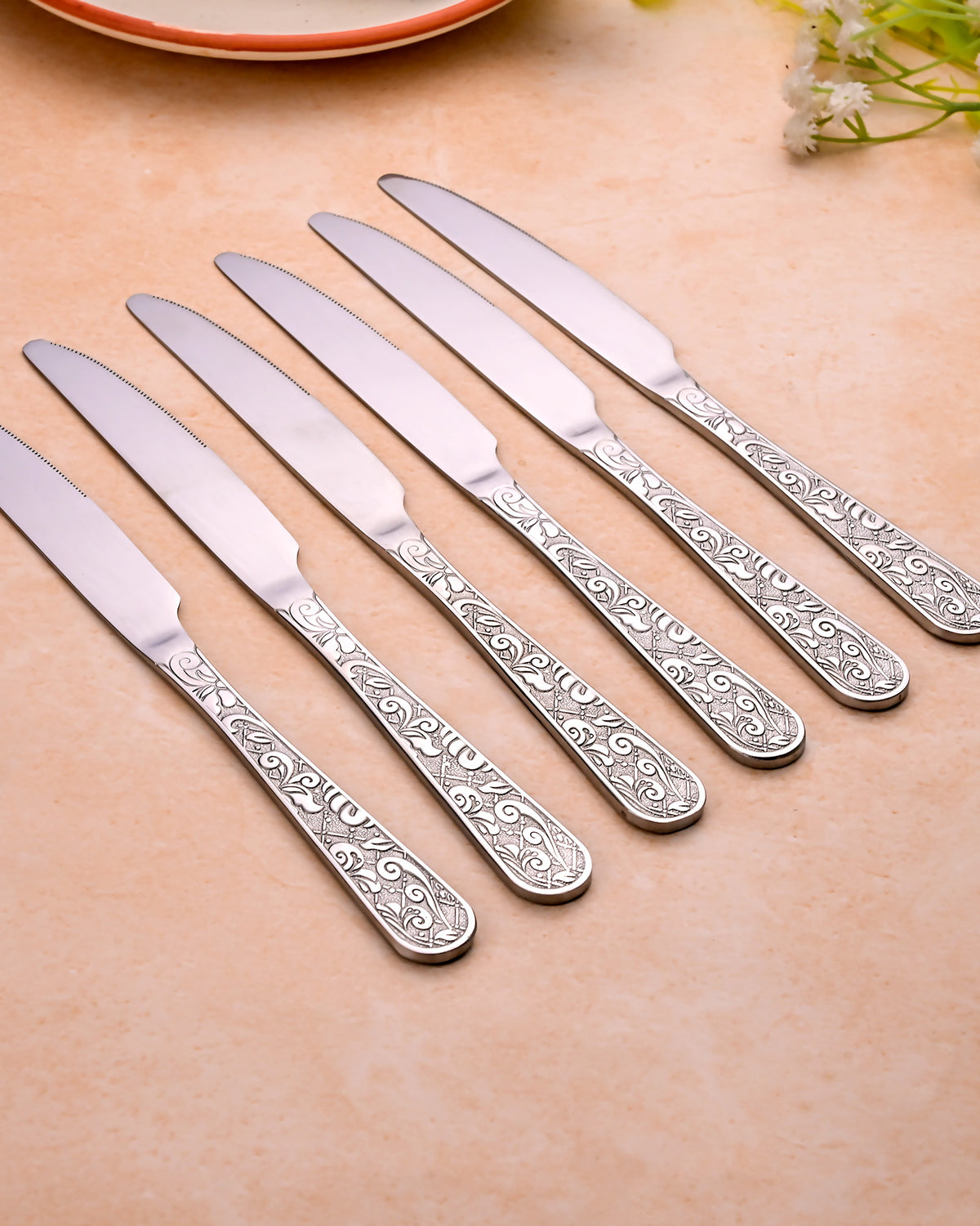 Artisan Edge Stainless Steel Knife Set of 6 – Premium Kitchen Cutlery