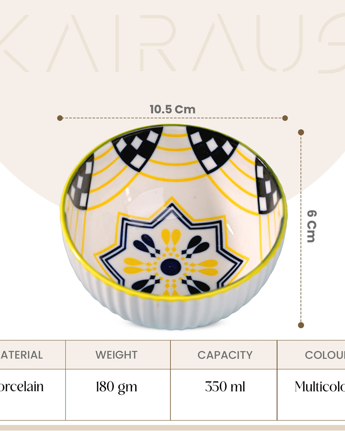 Stylish porcelain serving bowls
