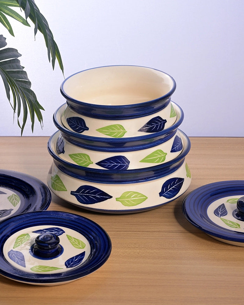 Decorative floral bowl with lid