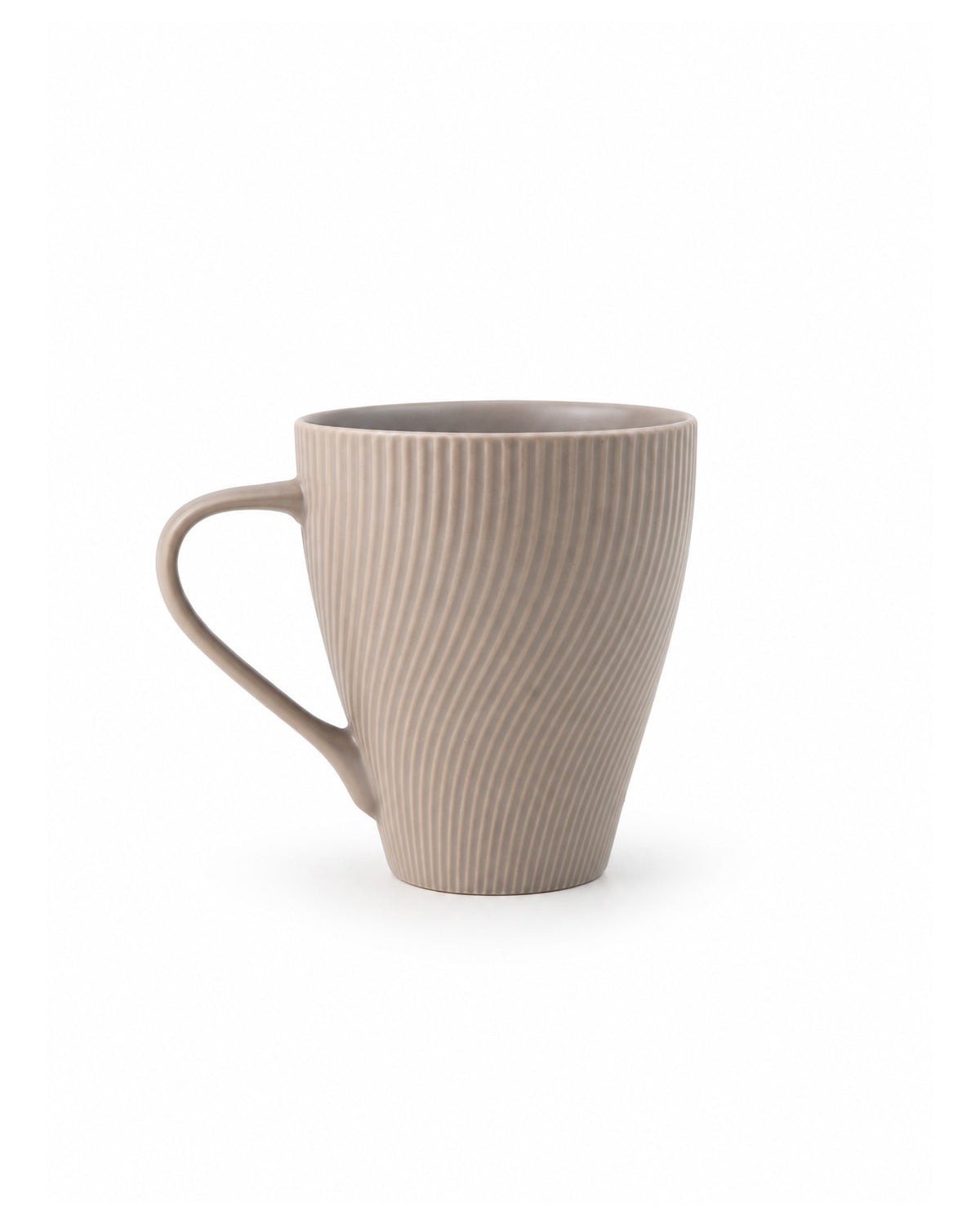 Ash grey coffee mugs with unique stylish design
