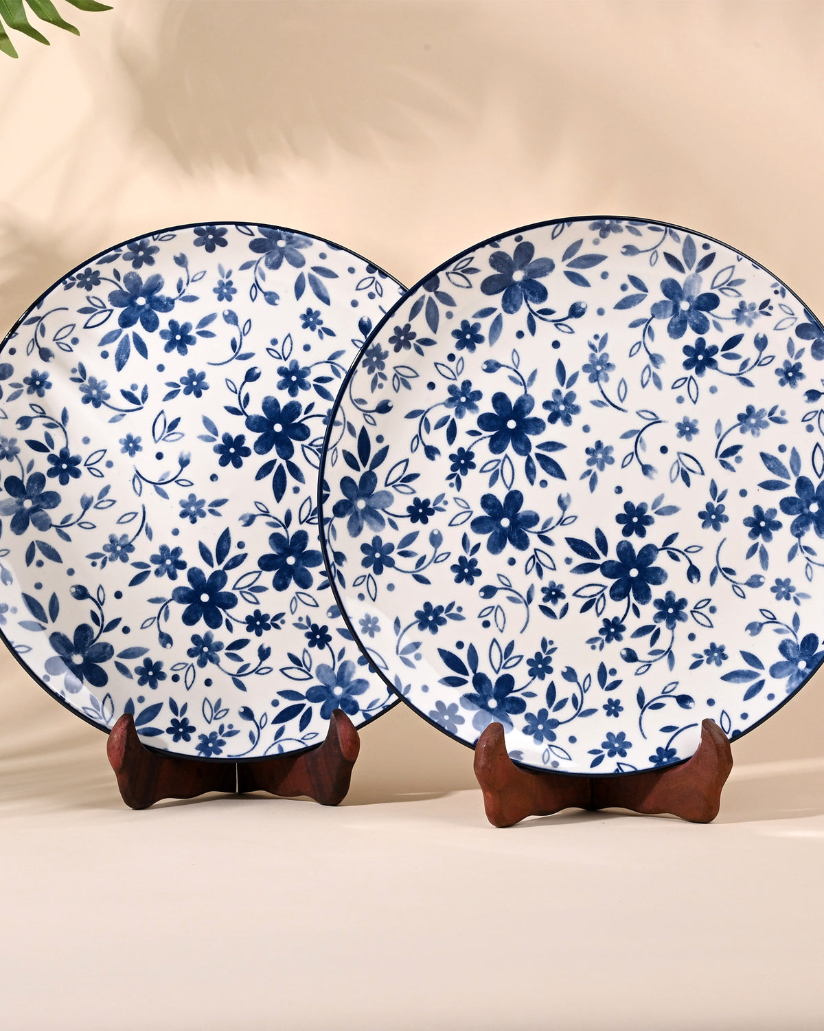 Bluebell porcelain dinner plates set of 2