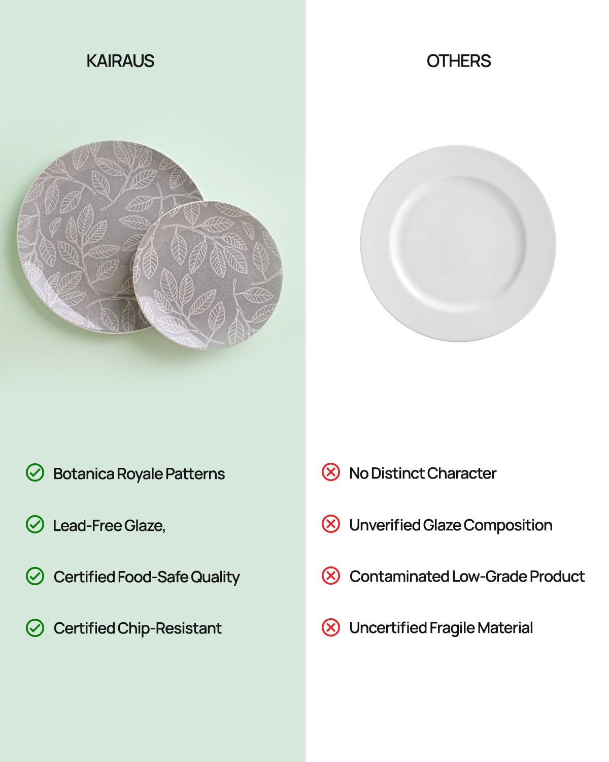 Boheme porcelain tableware set for everyday dining