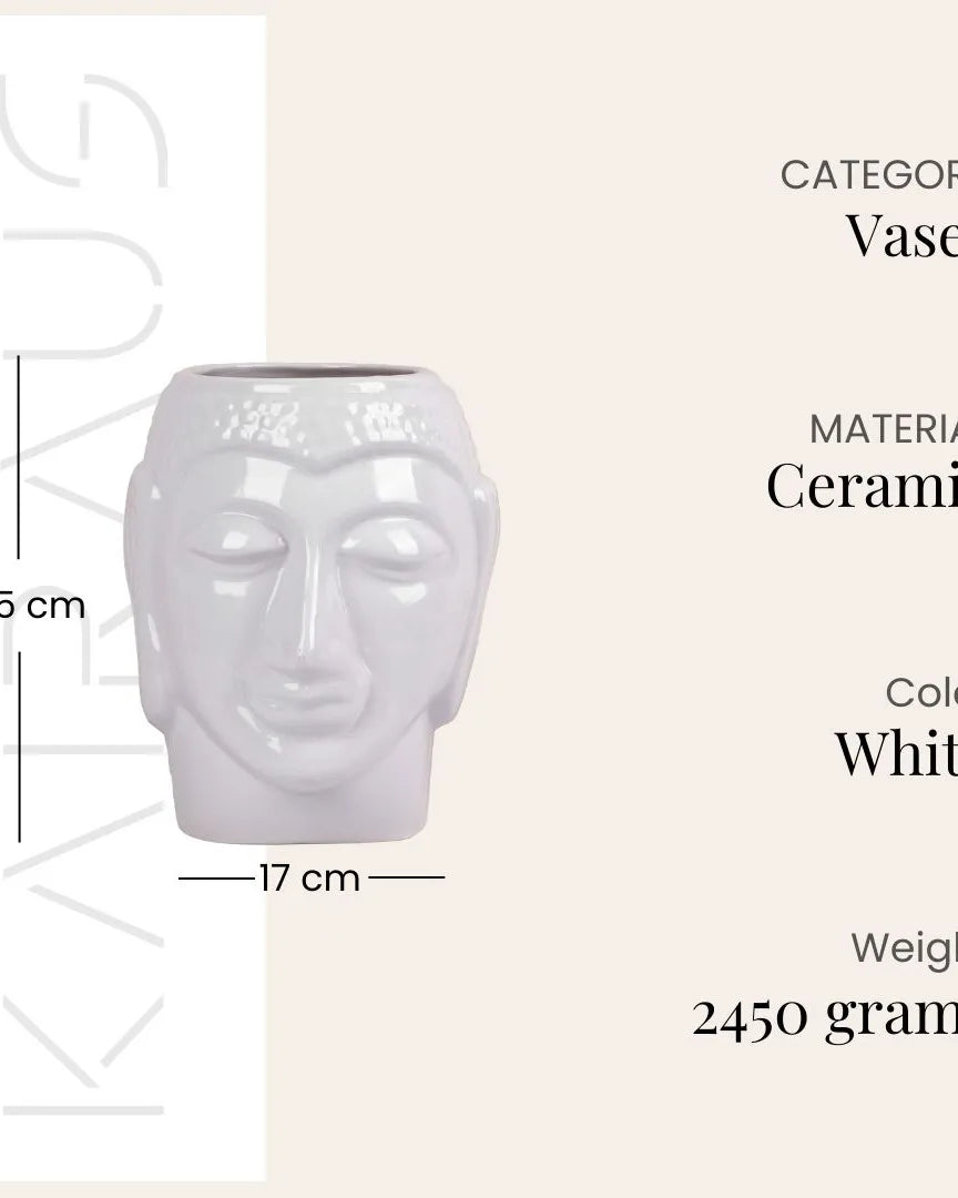 Elegant Buddha-inspired flower vase for peaceful home decor