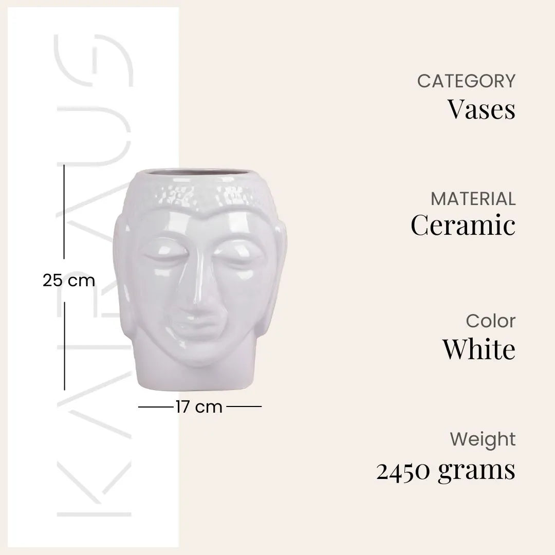 Elegant Buddha-inspired flower vase for peaceful home decor