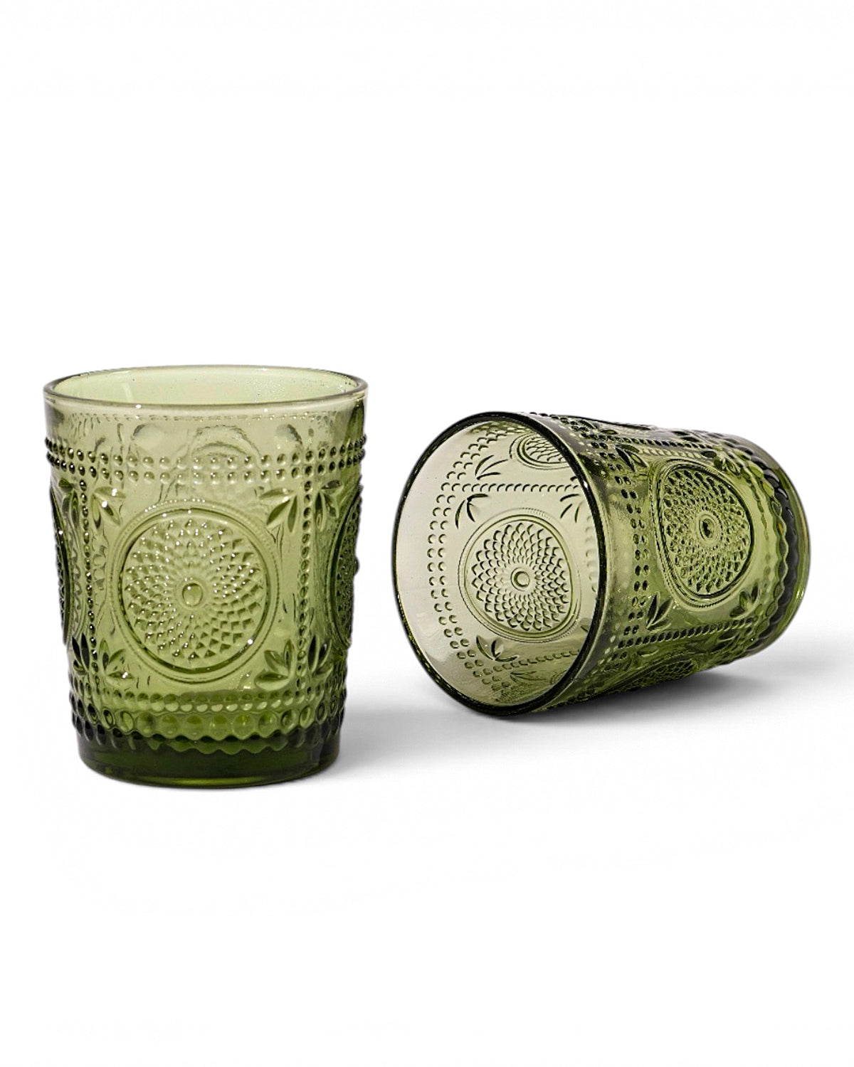 Canvas Artistic drinking glass set of 2