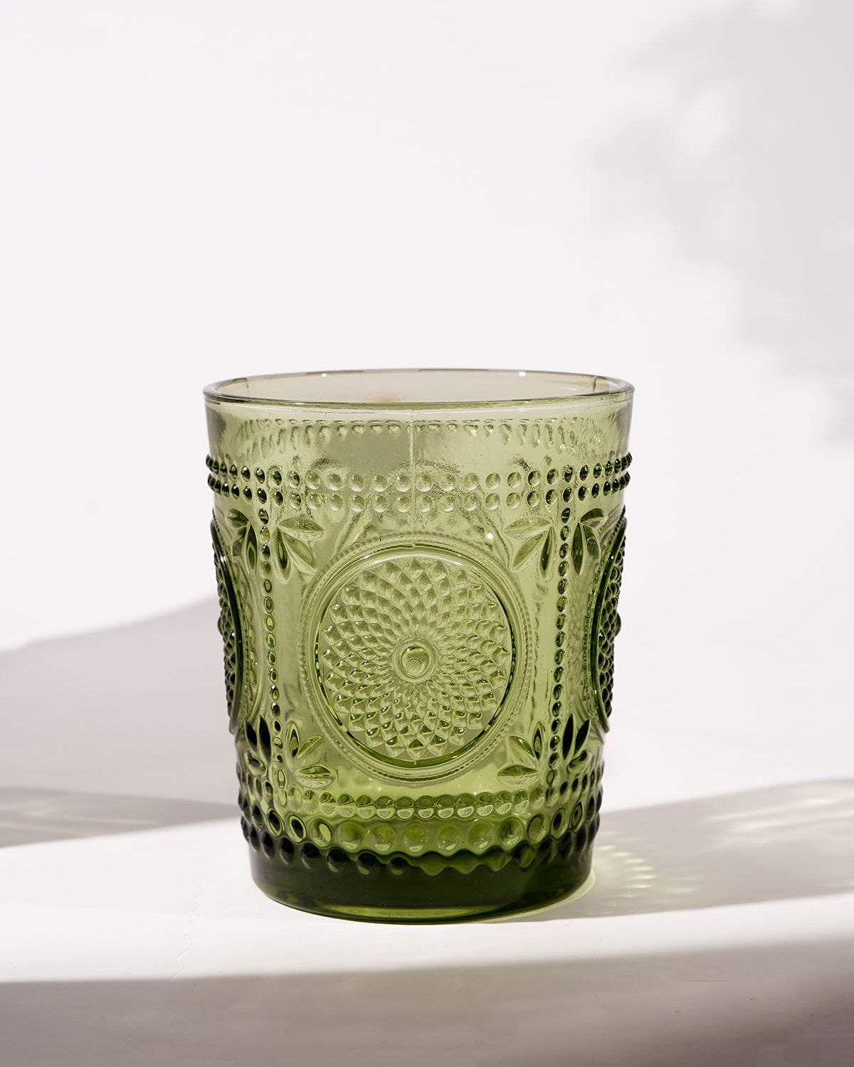 Set of two Canvas Artistic drinking glasses