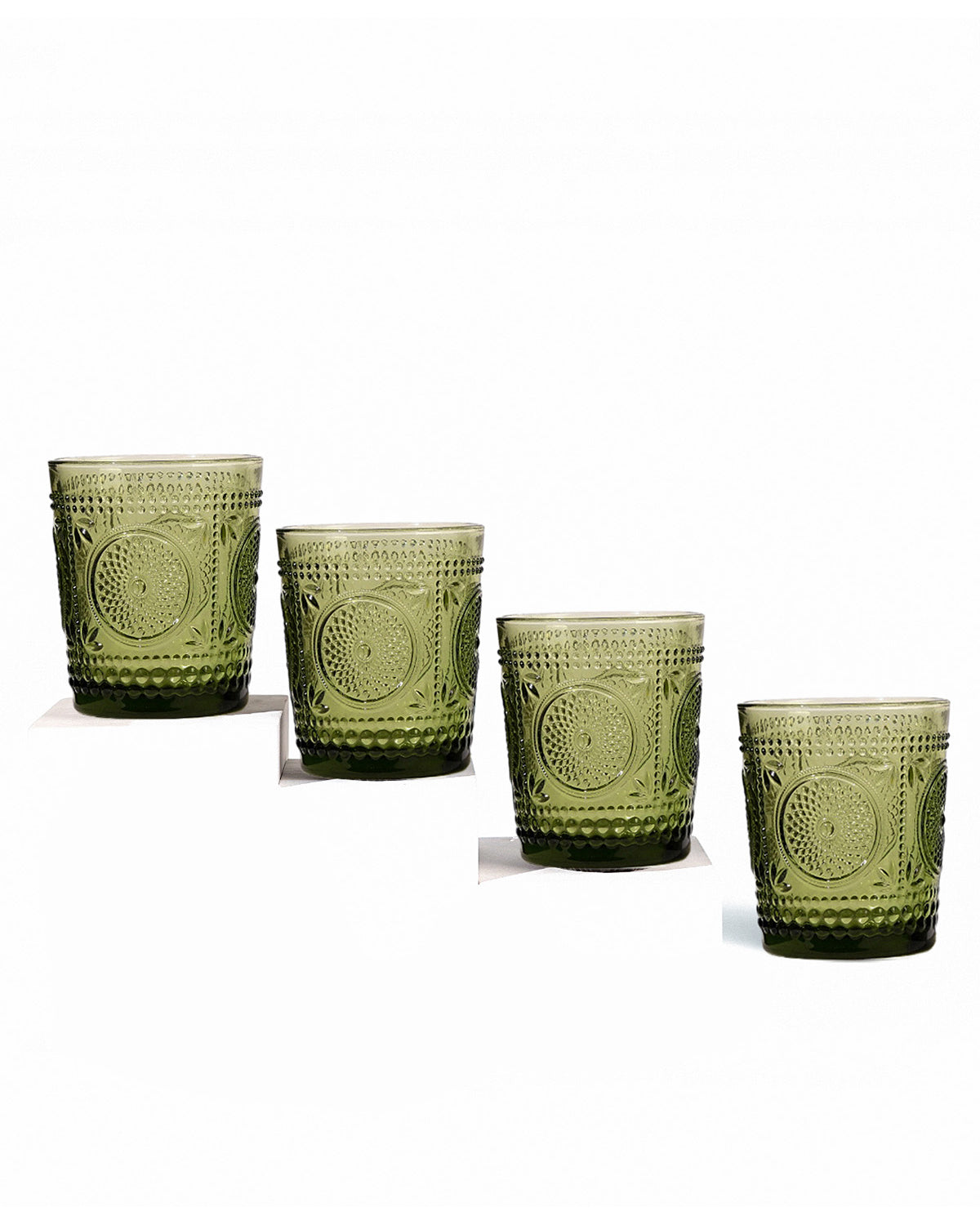 Canvas Artistic drinking glass set of 4