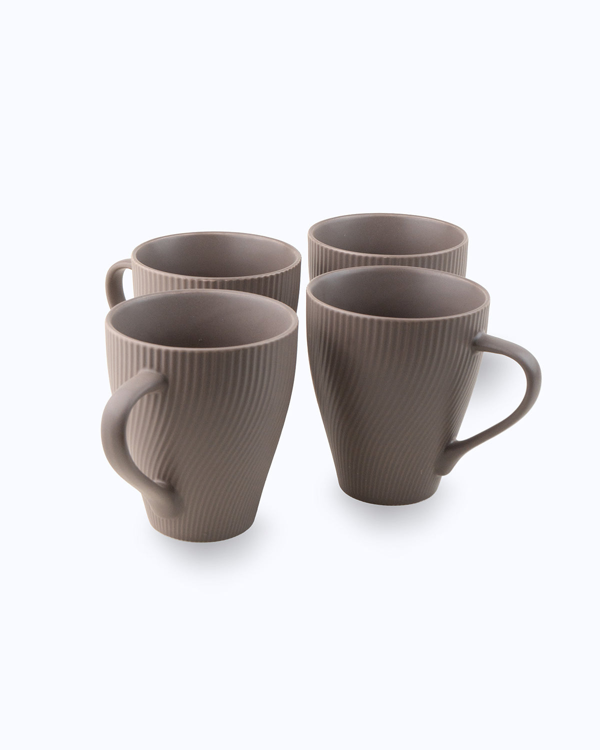 Set of four Cedar New Bone China coffee mugs