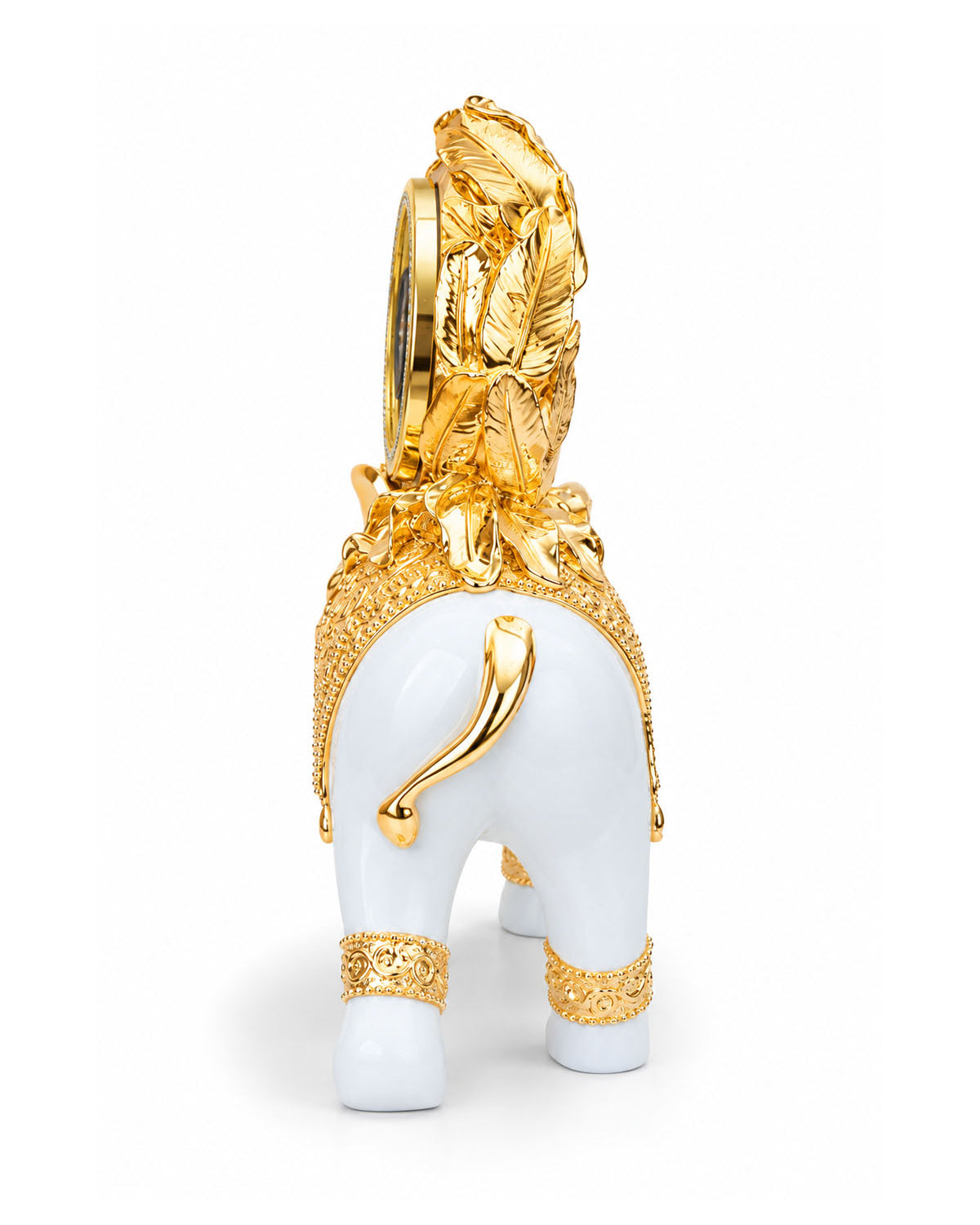 Chester Royal Elephant Clock Showpiece side view