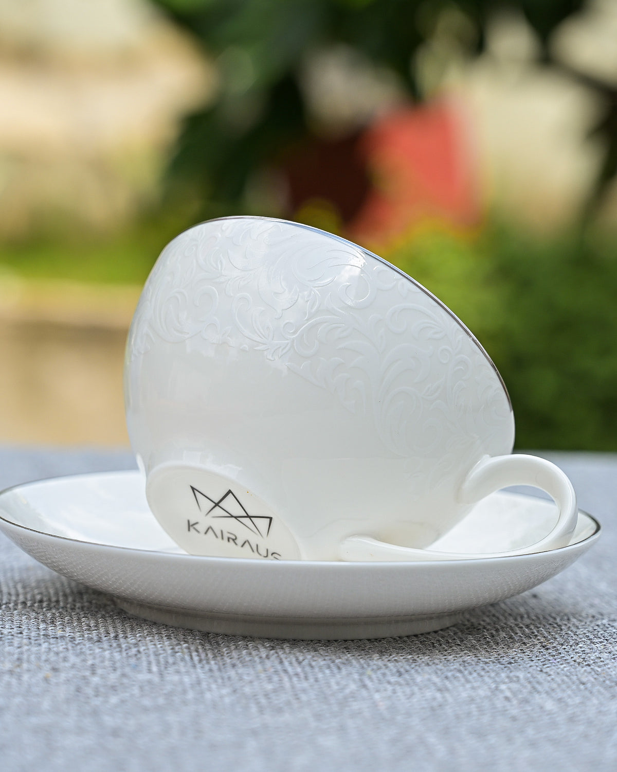 Elegant rare bone china tea cup set