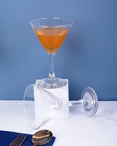 Elegant cocktail glass set for entertaining