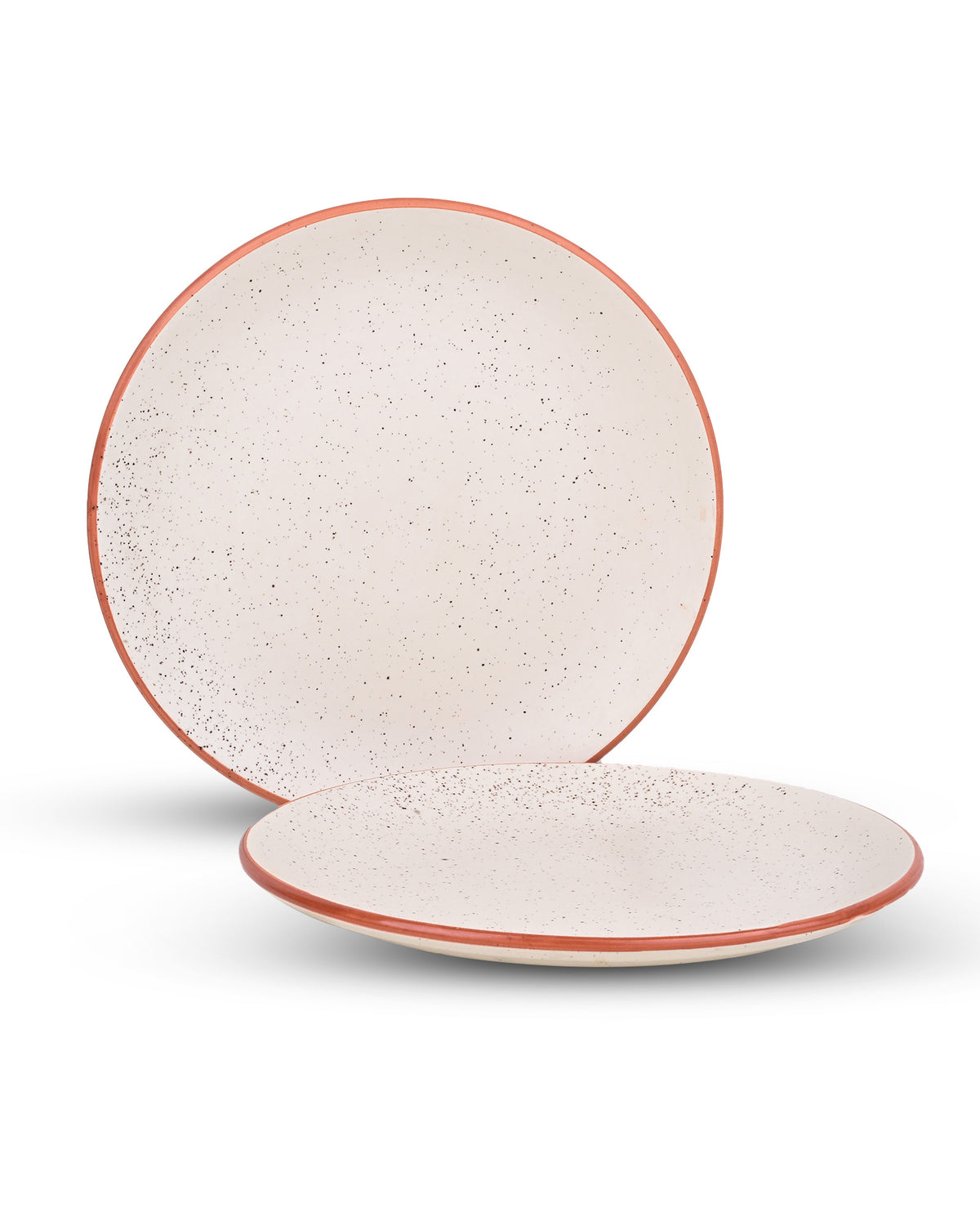 10.5 inch classic white ceramic dinner plate set