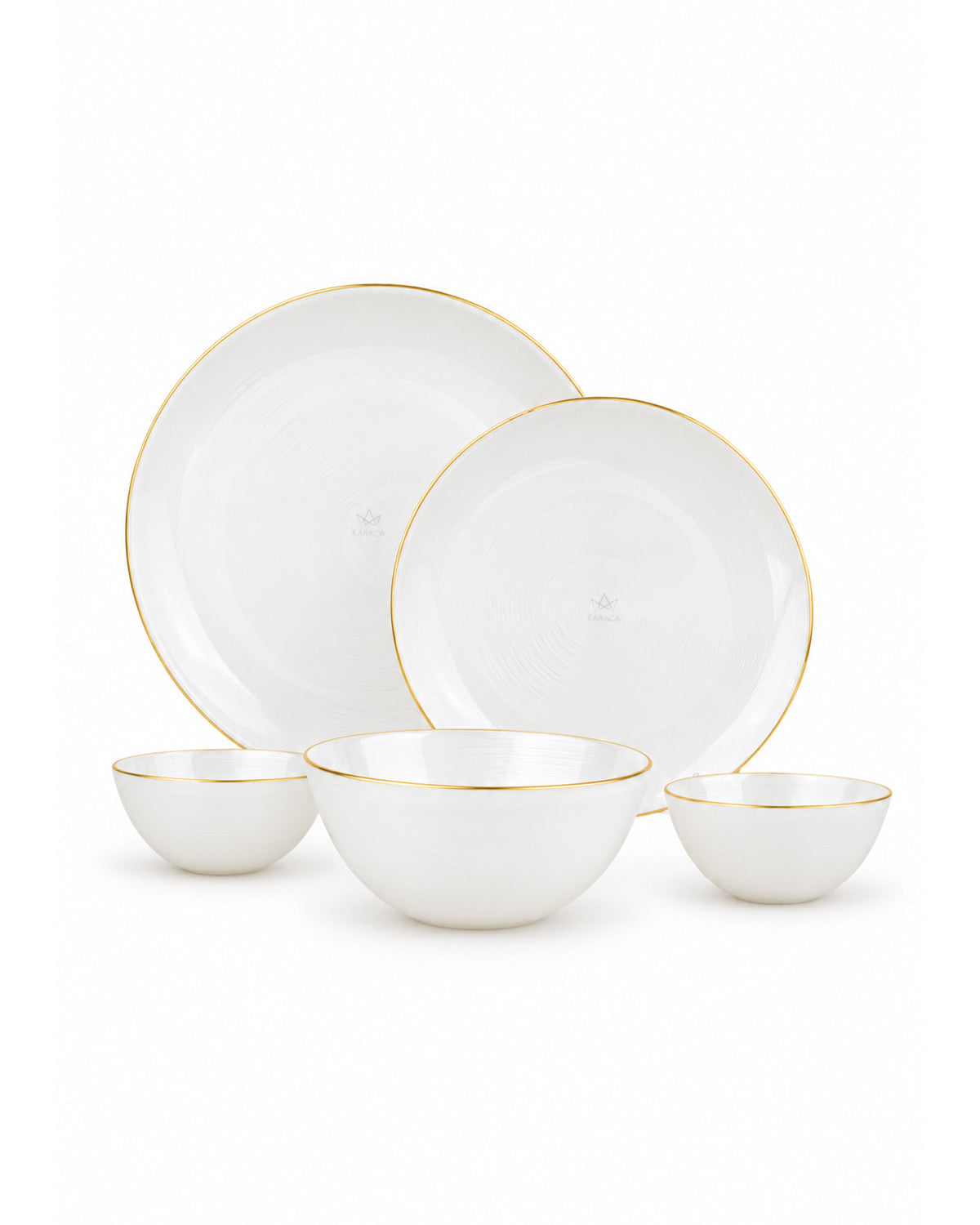 Crownline Real Gold Dinner Set 27 Pcs featuring an elegant design