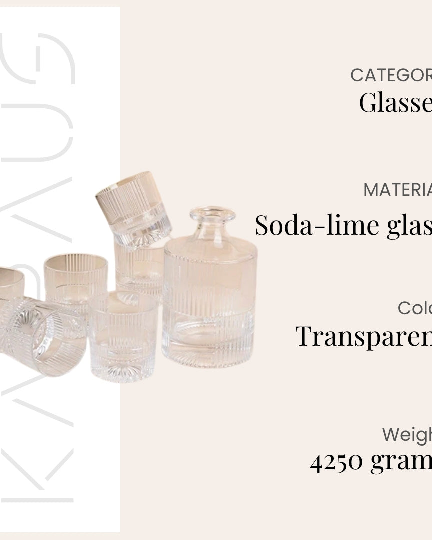 Stylish Decanter Glass Set