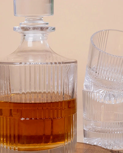 Crystal Decanter Serving Set