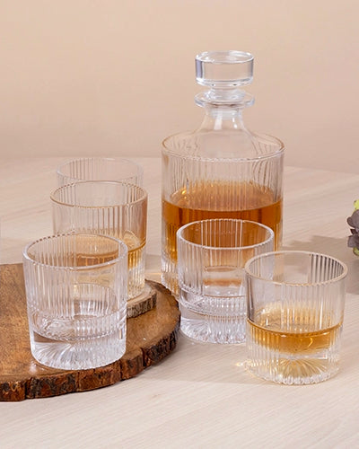 Crystal Glass Decanter Set