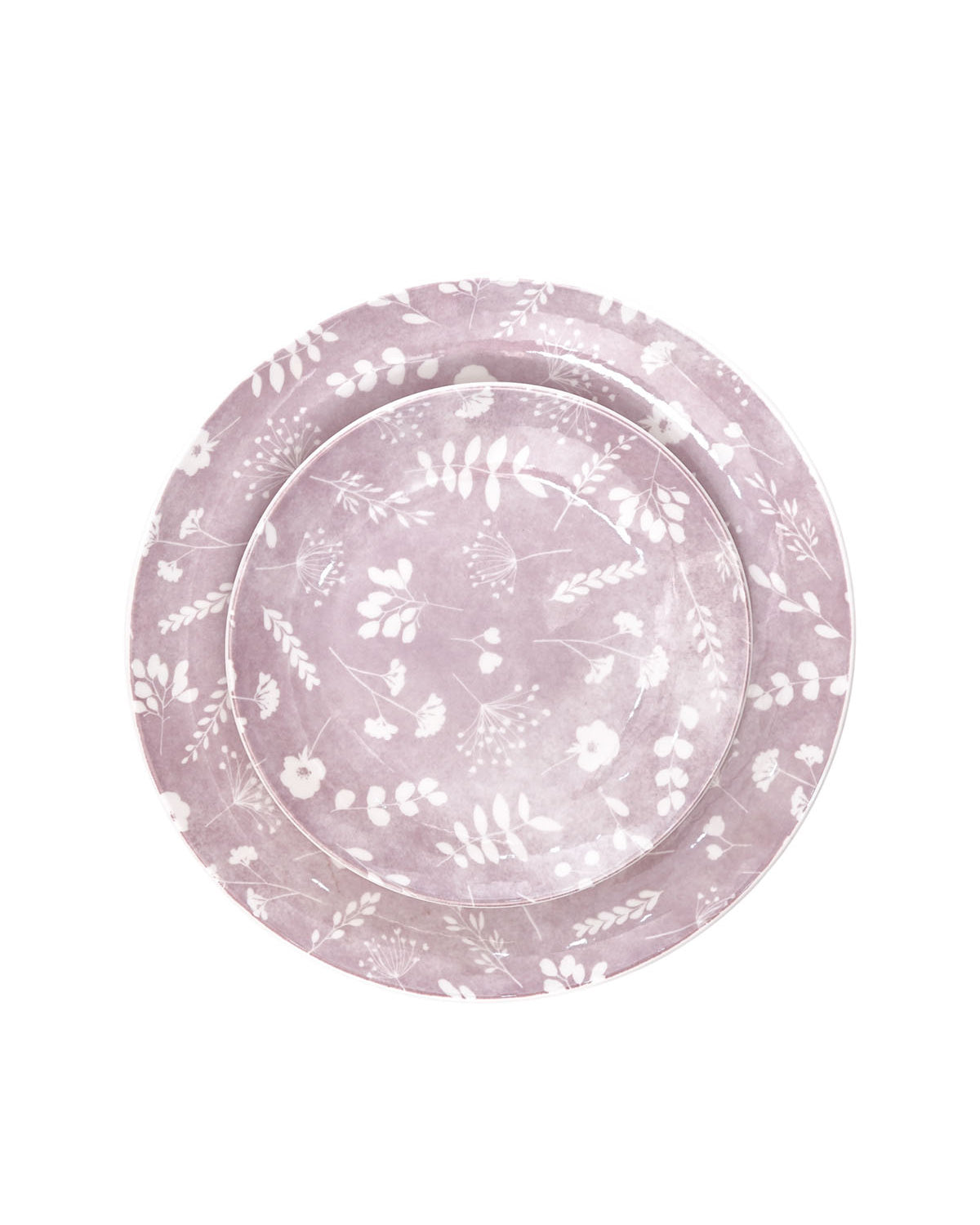 Dahlia premium porcelain plate set for dining