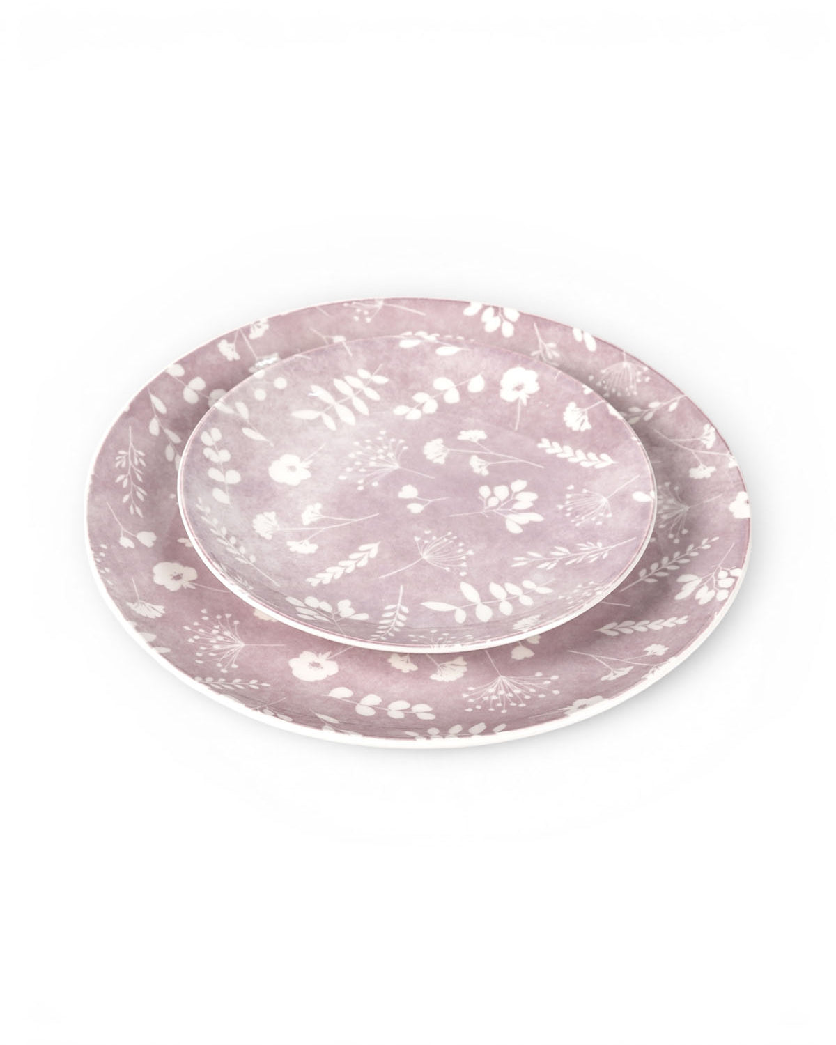 Stylish Dahlia dinner and side plate collection