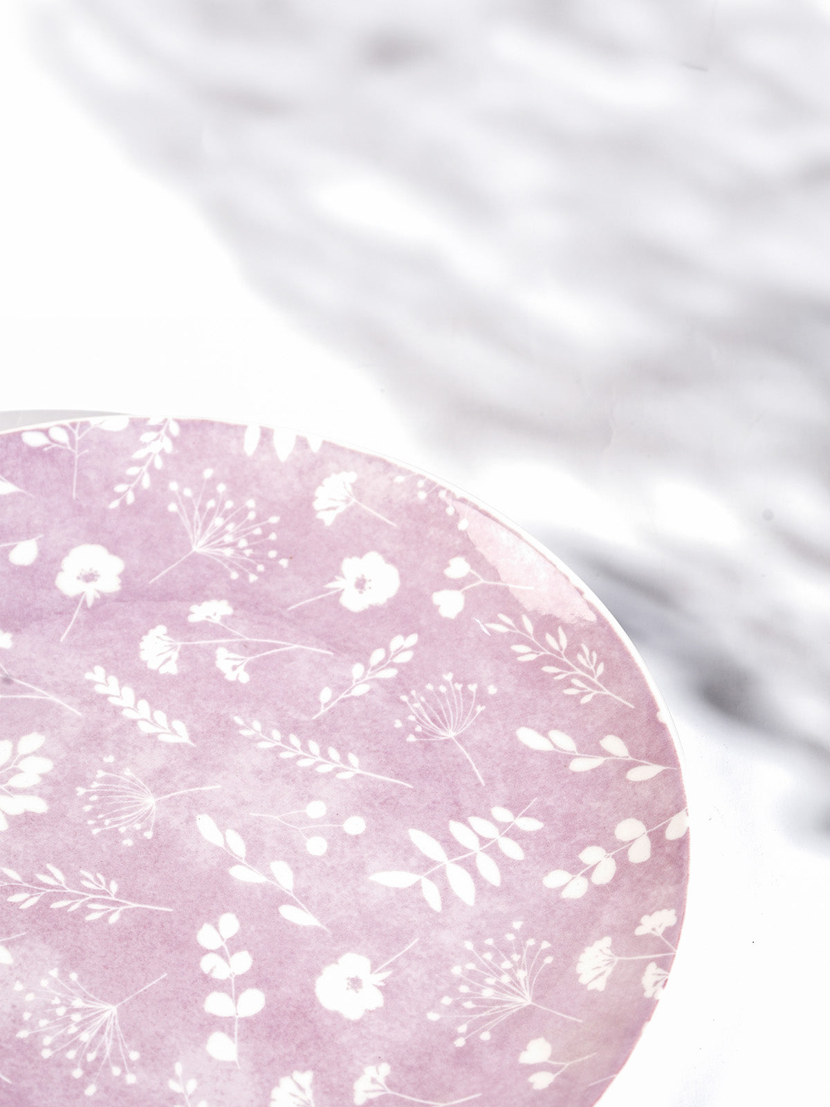Dahlia 10.8-inch porcelain plates for modern home dining