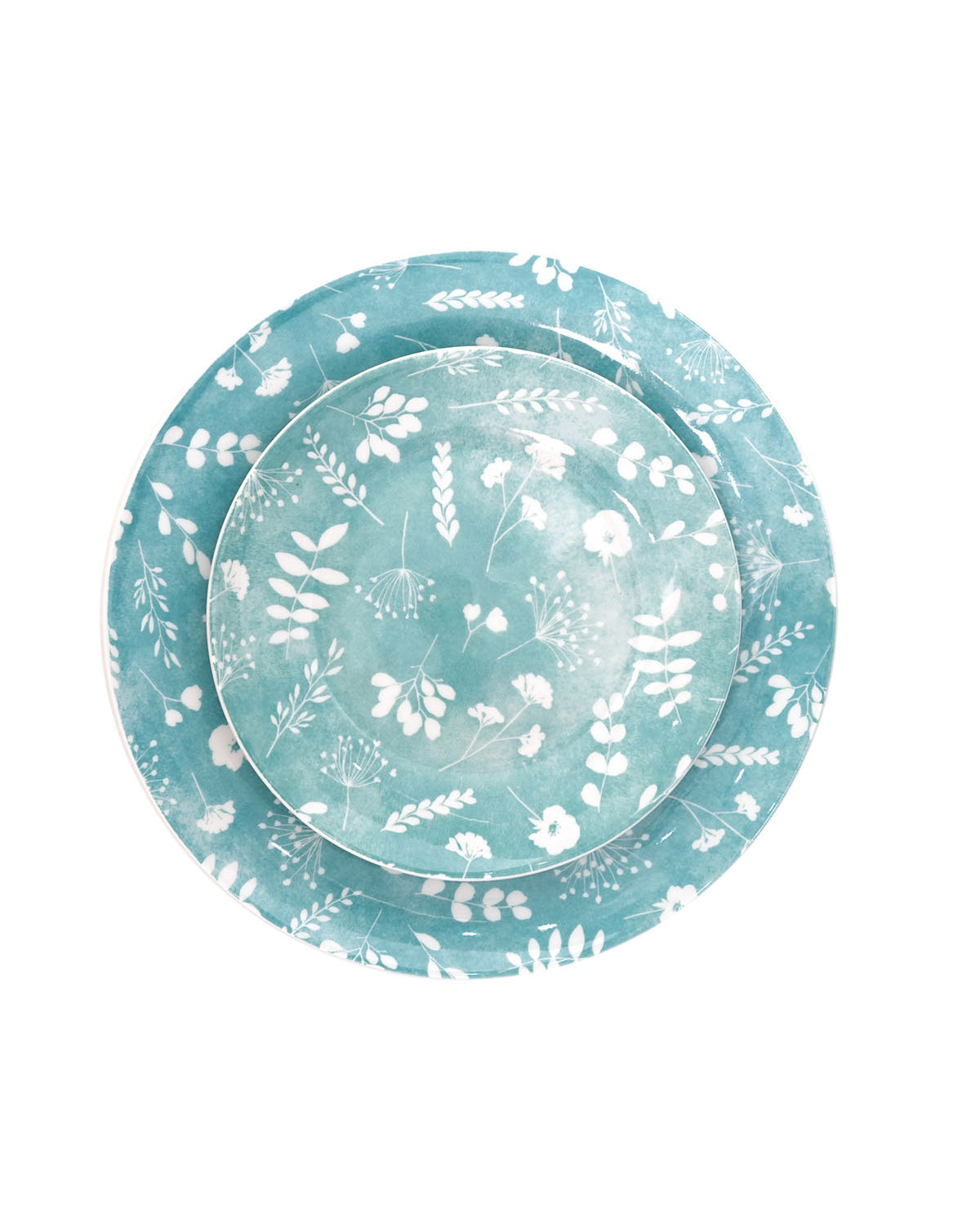 Elegant Darla porcelain dinner and quarter plates