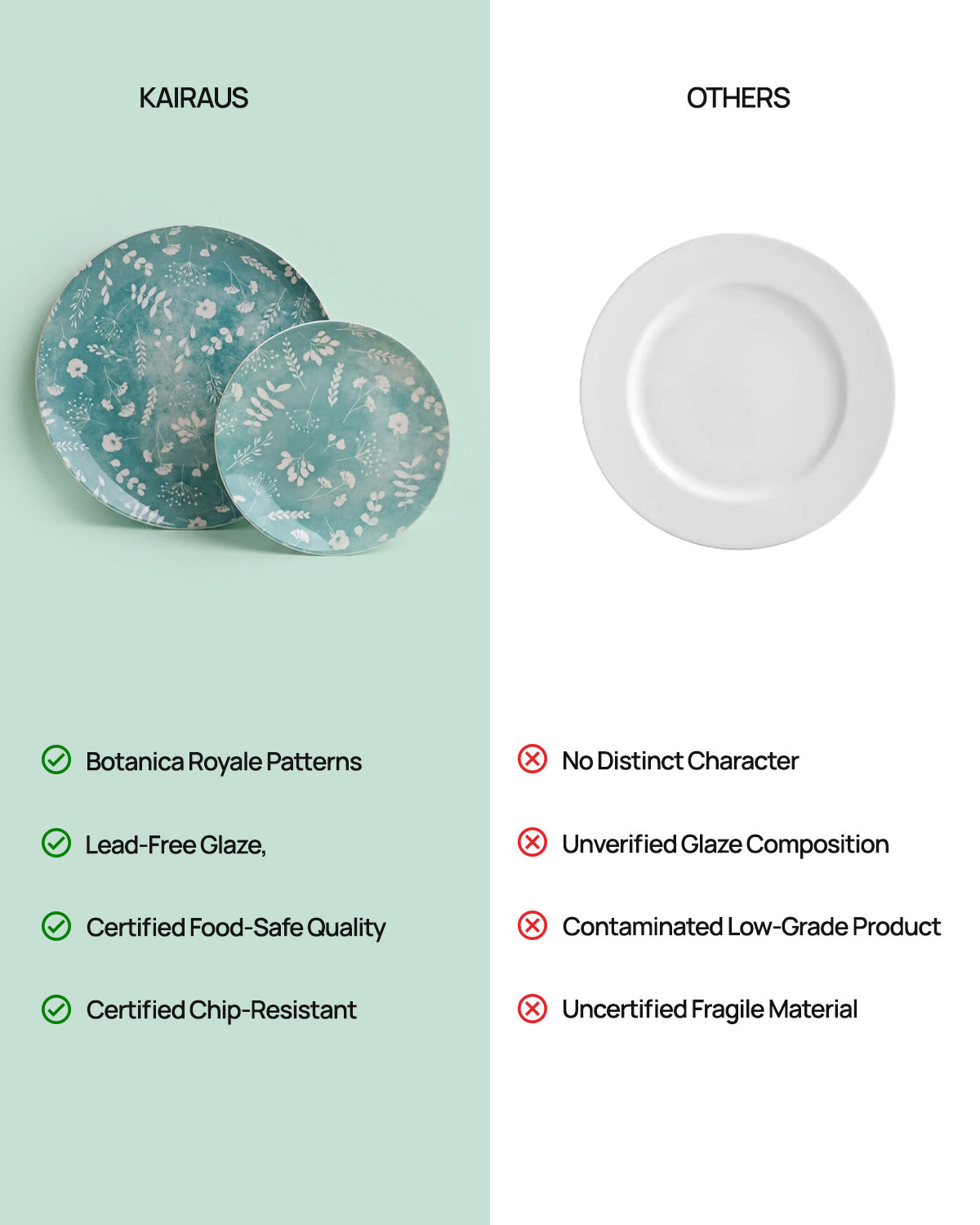 Darla porcelain tableware set for everyday dining