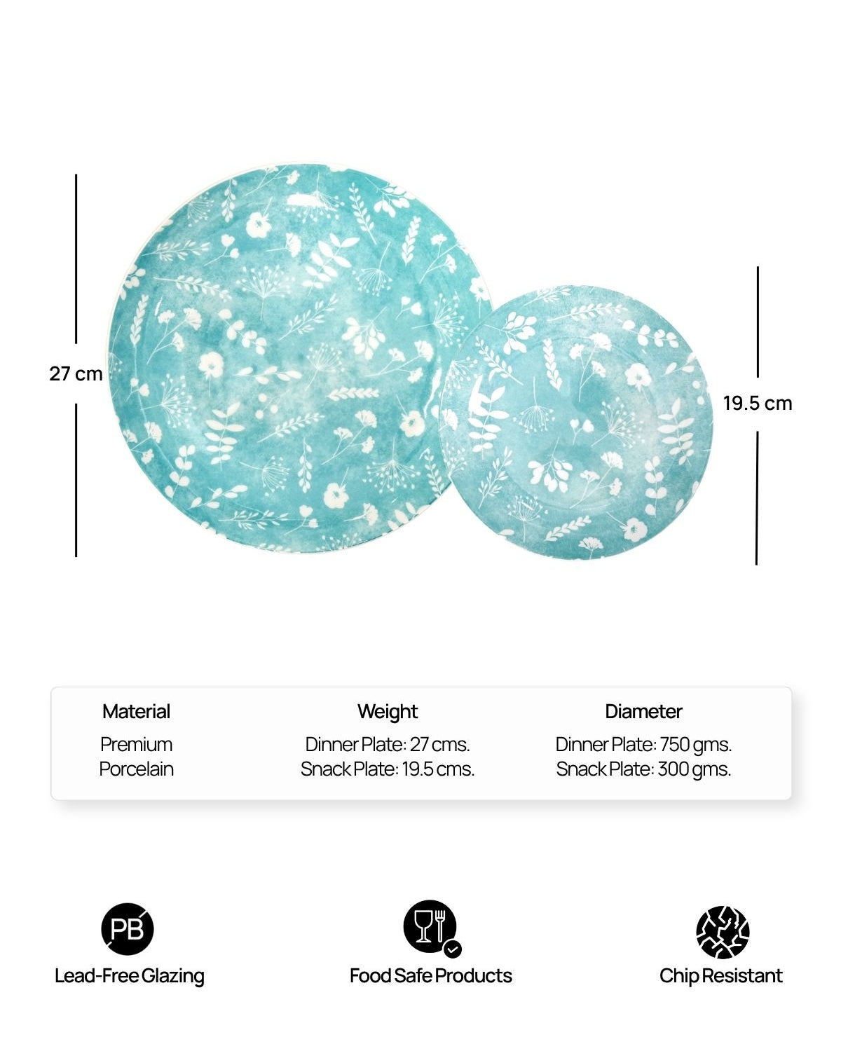 Sophisticated Darla dinner and side plate collection