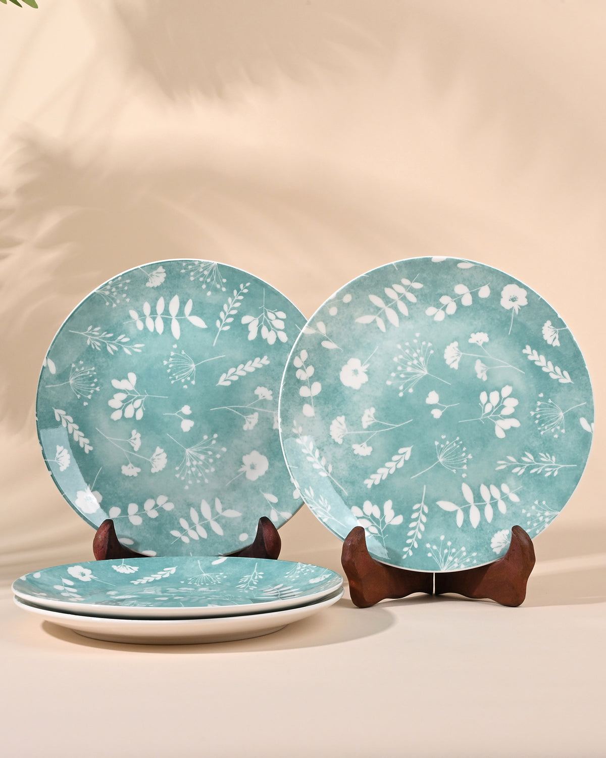 Darla porcelain quarter plates set of 4