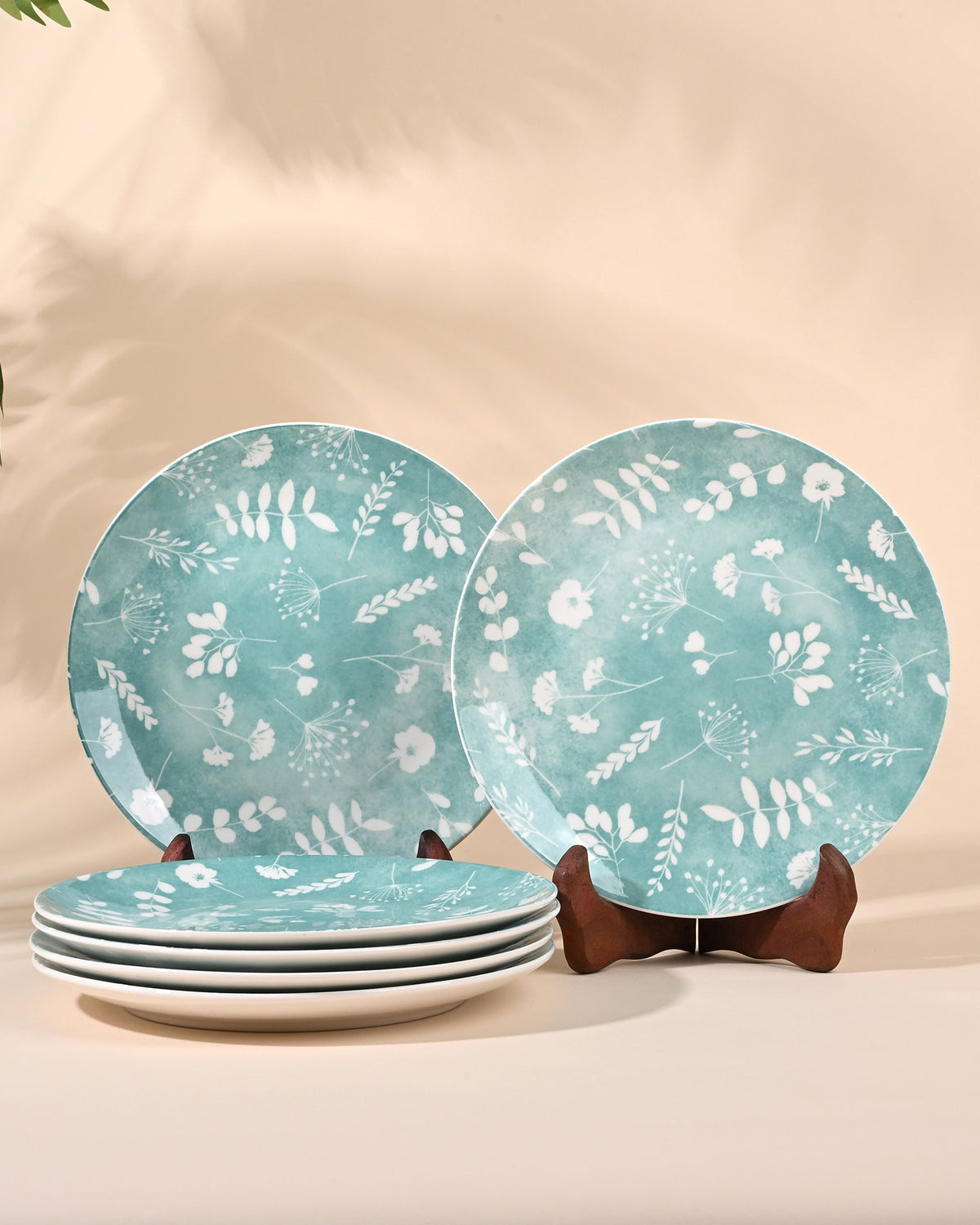 Darla porcelain quarter plates set of 6