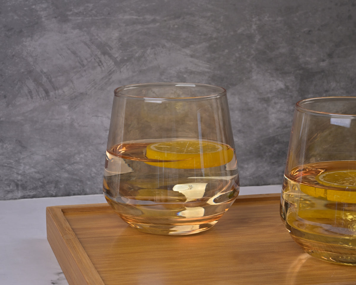 Elegant clear glass for serving Scotch whiskey