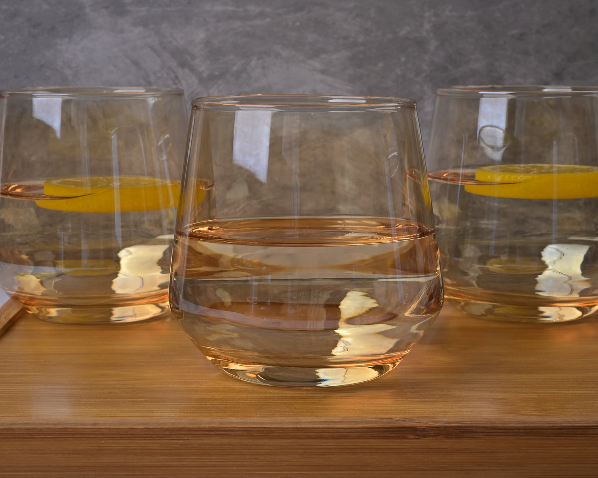 Set of four elegant Scotch glasses