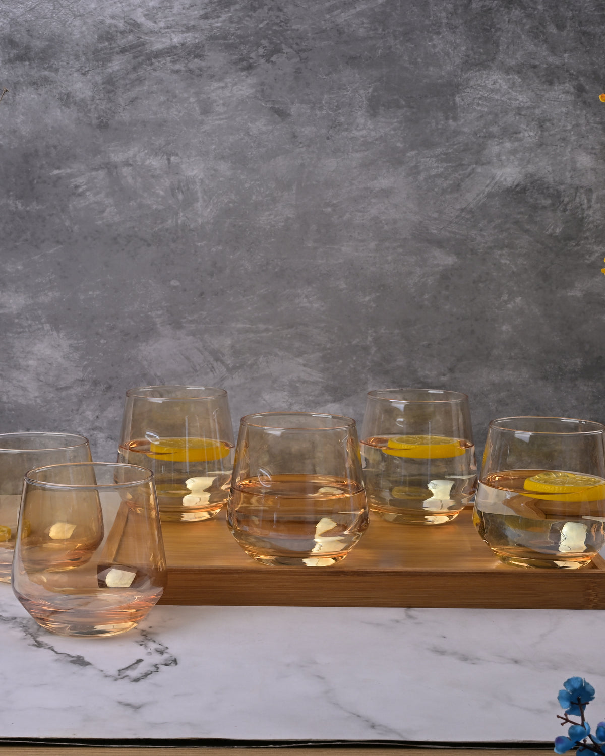 Elegant Scotch glass set of 6