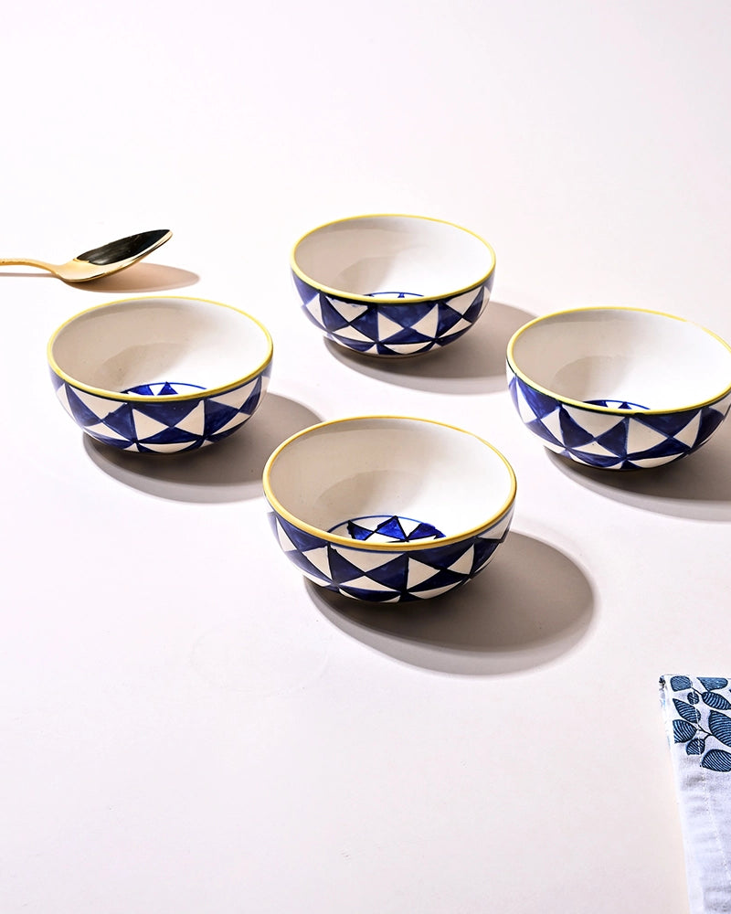 Artisan handcrafted ceramic bowl set