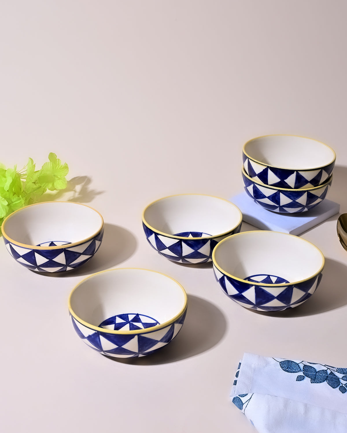 Elegant handmade bowls for serving