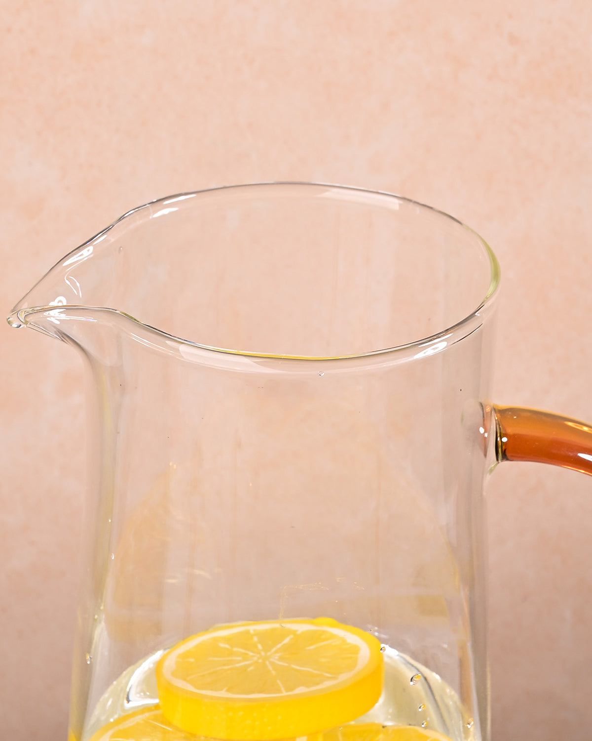 Minimalist glass pitcher and mug set for kitchen and dining decor