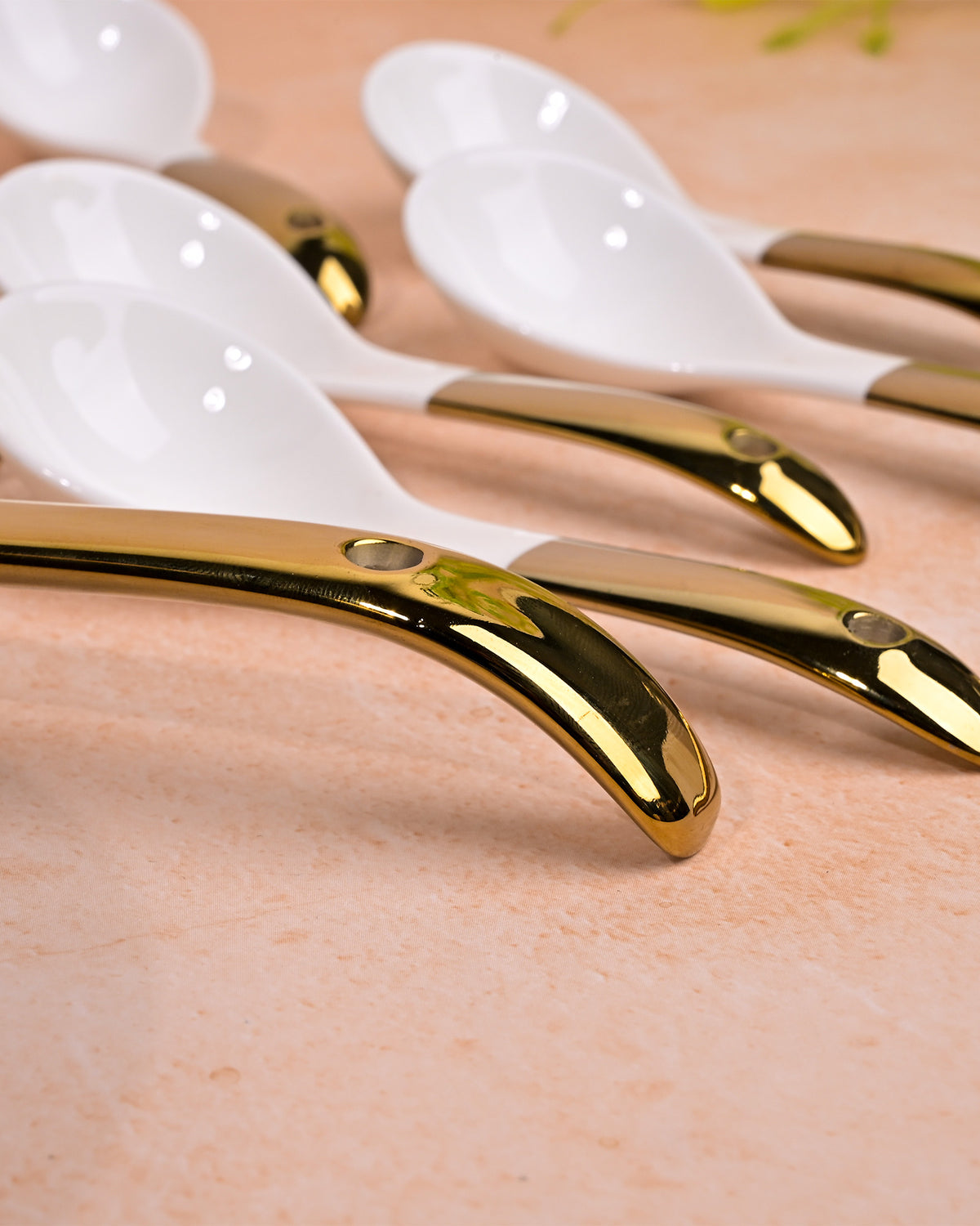 Decorative grey porcelain bowls with golden highlights