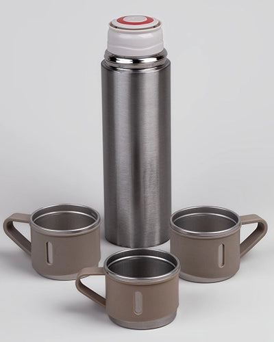 Luxury stainless steel vacuum flask set for home use