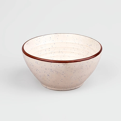 Ivory ceramic serving bowls set of 2