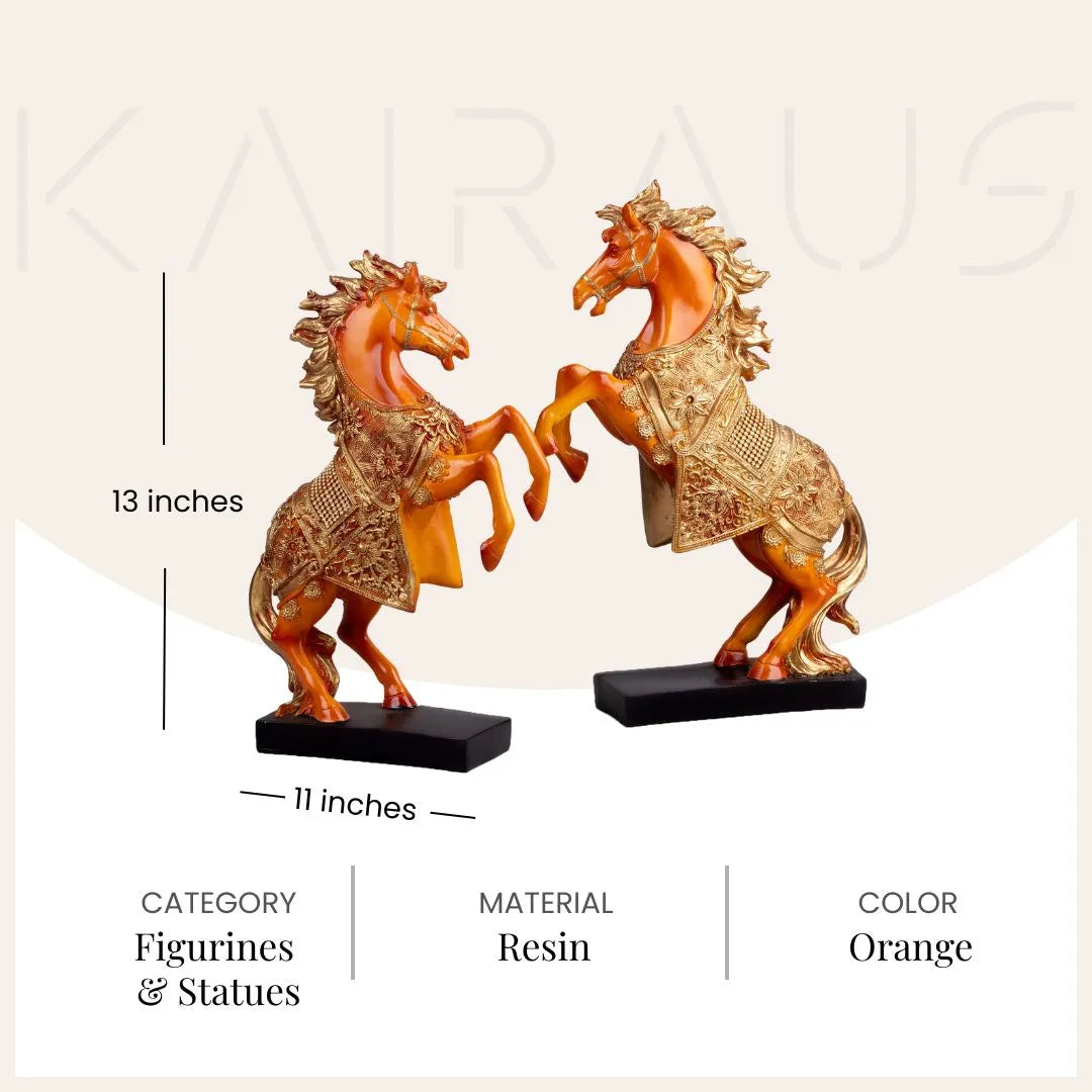 Feng Shui horse figurine symbolizing wealth and success