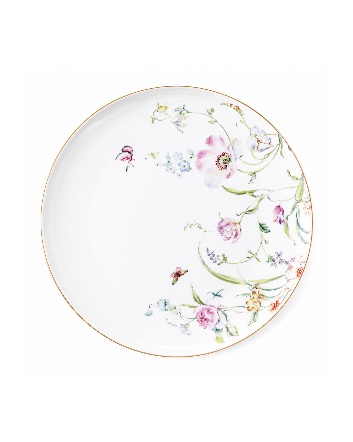 Floral Dream luxury porcelain dinner set with 24K gold detailing