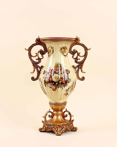 Elegant floral decorative vase for luxury interiors