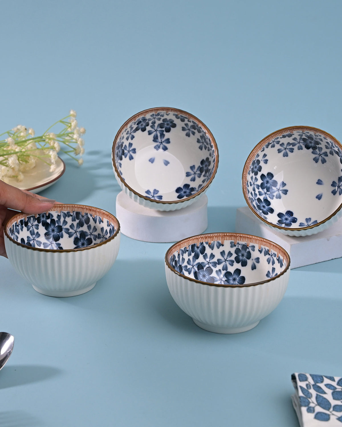 Premium porcelain bowls set