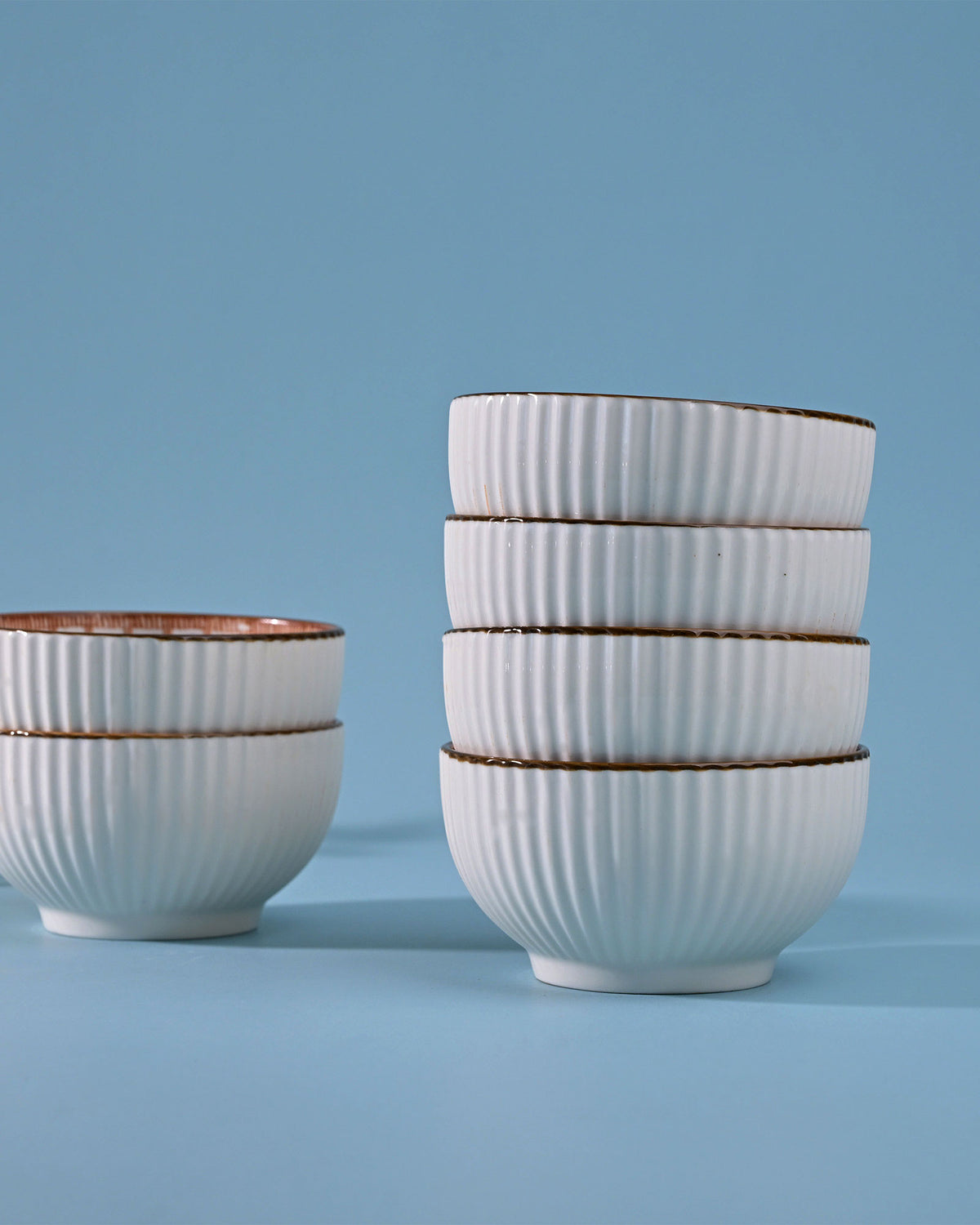 Stylish floral porcelain serving bowls